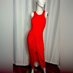 Elegant Red Sleeveless Dress